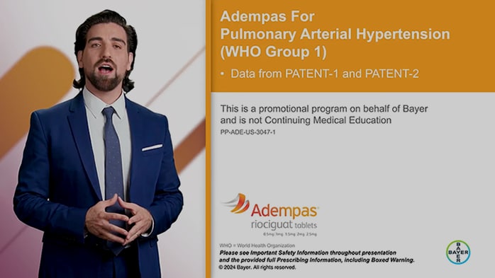 RESULTS FROM ADULT PAH PATIENTS IN PATENT-1 AND PATENT-2