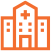 Icon representing a hospital